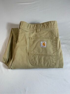 Carhartt Relaxed Fit Utility Work Pants Khaki Tan 40x32